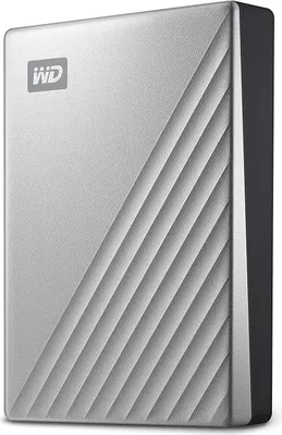 Produktbild von WD My Passport Ultra for Mac WDBPMV0050BSL - Festplatte - verschlüsselt - 5 TB - extern (tragbar) - USB 3.1 (USB-C Steckverbinder) - 256-Bit-AES - Silber