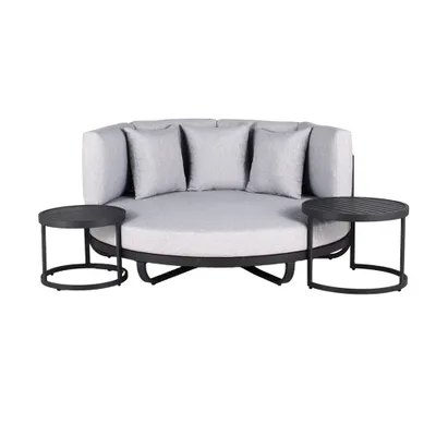 Produktbild von Home Deluxe Daybed Outdoor FLORIDA I Sonnenliege Liegestuhl Relaxliege Sonnenbank Outdoorbett Outdoorliege