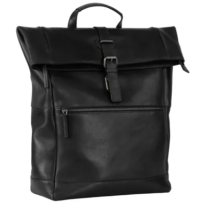 Produktbild von LEONHARD HEYDEN Rucksack Laptoprucksack mit Laptopfach Roma Backpack Rolltop Black schwarz