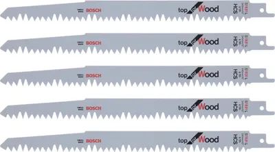Produktbild von Bosch Professional Säbelsägeblatt S 1531 L, Top for Wood, 5er-Pack, 1 Stk.
