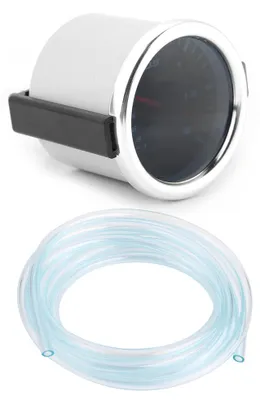 Produktbild von Turbinendruckmesser, hochpräzises, universelles 12-V-LED-Display, Turbo-Boost-Messgerät-Kit, einfache Bedienung für Autos