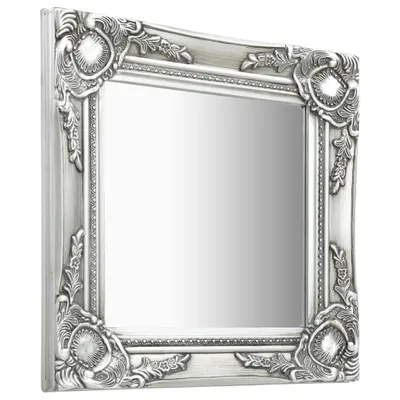 Immagine prodotto di Specchio da Parete Stile Barocco 40x40 cm Argento