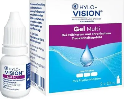 Zdjęcie produktu dla Hylo-Vision Gel multi krople do oczu 2X10 ml
