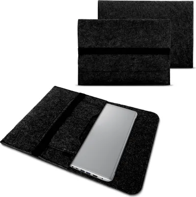 Produktbild von Laptop Tasche für LENOVO V15 15,6 Zoll Filz Hülle Case Notebook SchutzhülleFarbe:Dunkelgrau
