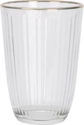 Obrázok produktu pre Pohár so zlatým okrajom, 395 ml