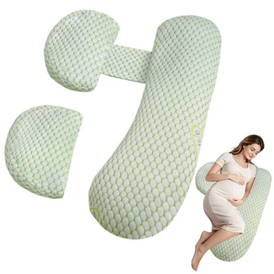 Immagine prodotto di Cuscino per gravidanza regolabile con memory foam per un supporto ottimale