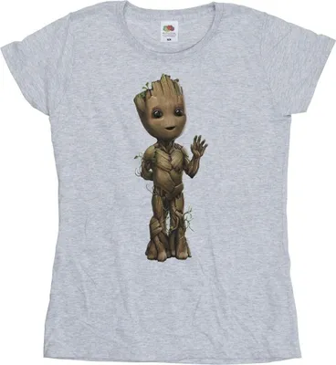 Produktbild von Marvel - "I Am Groot" T-Shirt für Damen BI30512 (XXL) (Grau)