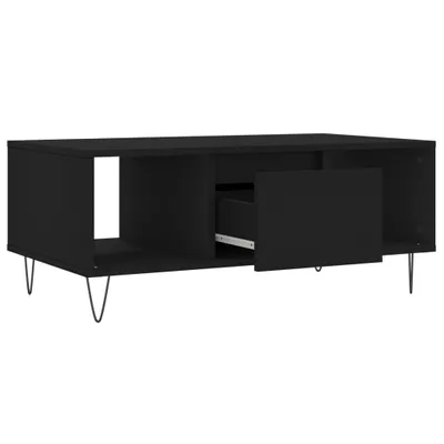 Produktbild von vidaXL Couchtisch Schwarz 90x50x36,5 cm Holzwerkstoff