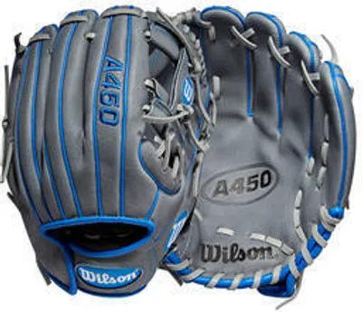 Produktbild von Wilson WBW1001711075 10,75 Inch Synthetik A450 1075 Baseball Infield Glove | Linke Hand Catch