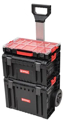 Zdjęcie produktu dla Qbrick System PRO Set 2 Wózek narzędziowy + PRO Cart 2.0 + PRO Toolbox 2.0 + PRO Organiser 100 450 x 390 x 690 mm 52 l IP54
