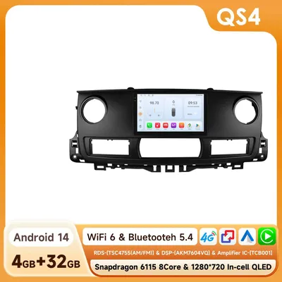 Obrázek produktu pro Multimediální autorádio pro Android – systém Carplay – GPS navigace – dotykový displej – 10,1 palců