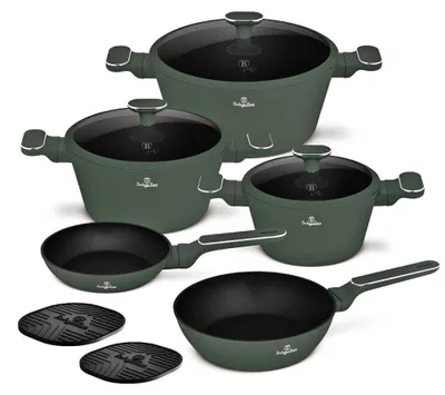 Zdjęcie produktu dla Berlingerhaus BH-8207 10 ks Matte green Collection