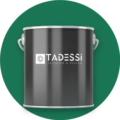 Produktbild von TADESSI Wandfarbe Grün - Dschungelgrün - abwaschbare Innenfarbe matt - Dispersionsfarbe - Geruchsarm und Lösemittelfrei - 1 Liter Gebinde