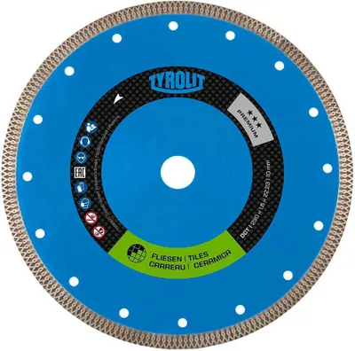 Image de Disque Diamant Tyrolit ø125mm Coupe Continue Précise Multi-matériaux - Tyrolit