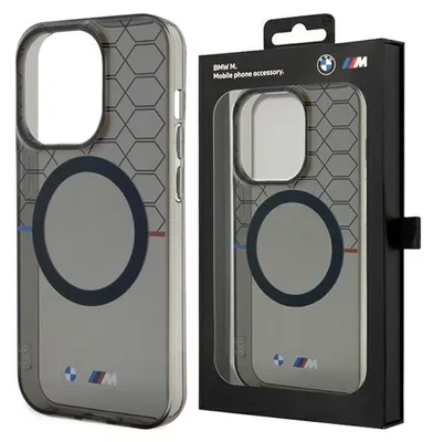 Produktbild von BMW Pattern MagSafe - iPhone 14 Pro Hülle (Grau)