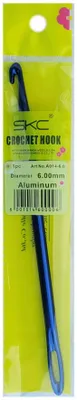 Produktbild von SKC Häkelnadel mit Öhr zum Einfädeln 6 mm Aluminium
