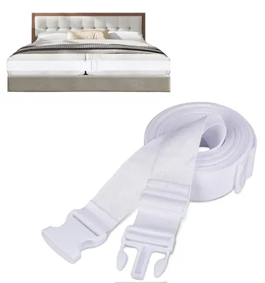 Produktbild von Matratzenverbinder Bettverbinder Matratzenbrücke - 10 m x 5 cm - Nylon - Rutschfest und verstellbar - Für Doppelbett