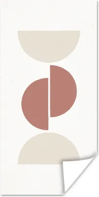 Produktbild von MuchoWow® Poster Pastell - Minimalismus - Gestaltung 20x40 cm - Plakat - Foto