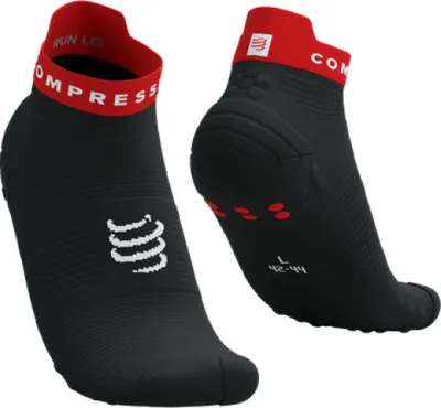Obrázok produktu pre Compressport Pro Racing V4.0 Run Low Black/Core Red/White T1 Bežecké ponožky