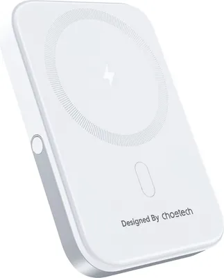 Image de ChoeTech PD20W 5000mAh Magnetic Power Bank avec support blanc