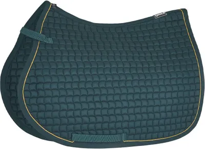 Produktbild von Eskadron Basics Baumwolle Gold Schabracke, Größe:Vielseitigkeit, Farbe:racinggreen