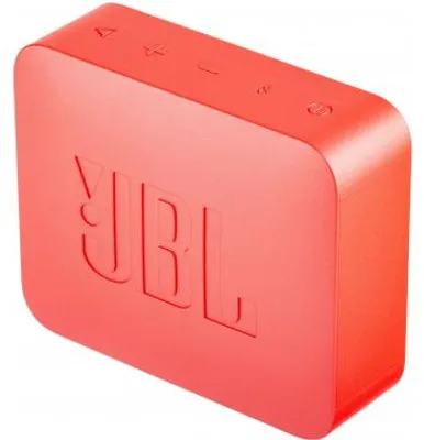 Produktbild von JBL GO Essential Kleiner Bluetooth-Lautsprecher, wasserdicht und tragbare Freisprecheinrichtung zum Mitnehmen, bis zu 5 Stunden ofWiedergabe mit einer charge charge ofAkku, rot