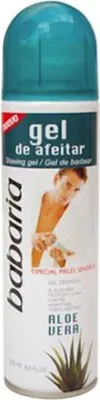 Immagine prodotto di Babaria Gel da barba all'aloe vera per pelli sensibili 200ml