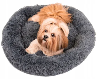 Produktbild von Bestomi Kuschelbett Rund Weich Flauschig für Hunde Katzen