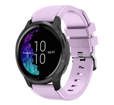 Produktbild von Strap-it Garmin Venu (SQ) Armband Silikon (Lila)