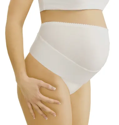 Produktbild von Stütz Gurt für schwangere Schwangerschaftsgurt Stützgürtel Weiss 1-S