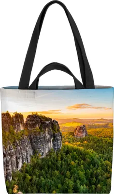 Produktbild von VOID Sächsische Schweiz Tasche 33x33x14cm,15l Einkaufs-Beutel Shopper Einkaufs-Tasche Bag
