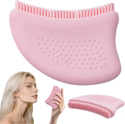 Produktbild von Gesichtsmassagebürste, Silikon, für Hautpflege, Anti-Aging, Schwellungen reduzieren