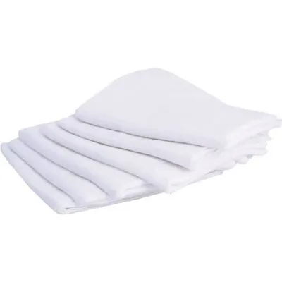 Zdjęcie produktu dla Pieluszki Tetrowe Domiva 6 szt, 70x70 cm, 100% Bawełna, Białe, Można Prać w 95°C