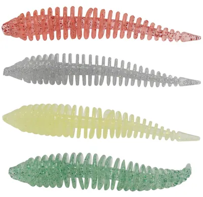 Produktbild von FTM Omura Baits Hero Sparkle 5,0cm - 6 Gummiköder, Farbe/Aroma:Grün / Käse