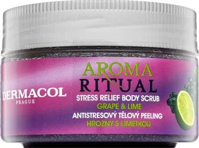 Produktbild von Dermacol Aroma Ritual Körperpeeling Stress Relief Body Scrub Grape & Lime 200 g