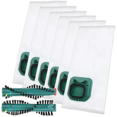 6 Staubsaugerbeutel VS 145 + Bürsten für Kobold VK 140/150