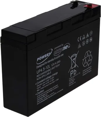 Image de Powery Batterie au plomb FP1245B compatible avec Panasonic UP-VW1220P1