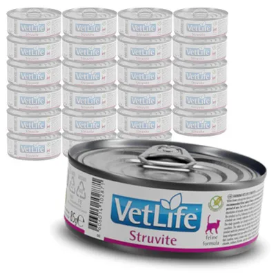 Zdjęcie produktu dla Farmina Vet Life Struvite Feline 24x85g Mokra Karma Dla Kota Rozpuszczanie Kamieni Struwitowych
