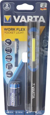Obrázek produktu pro Varta 85131000, Ruční svítilna, Černá, Guma, Knoflíky, 2 m, IPX4