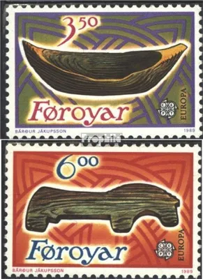 Produktbild von Briefmarken Dänemark - Färöer 1989 Mi 184-185 (kompl.Ausg.) postfrisch Europa