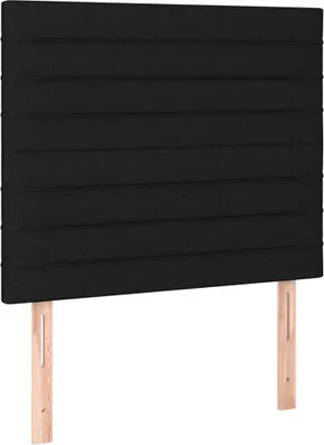 Obrázok produktu pre Čelo postele čierne 90x5x118/128 cm látkové