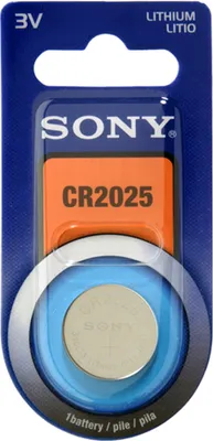 Produktbild von Sony CR2025B1A, Einwegbatterie, Lithium-Ion (Li-Ion), 3 V, 160 mAh