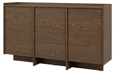 Produktbild von Akari Kommode Modern Elegant – Stilvolle große 3-türige Kommode mit Push-to-Open System – Baltic Storm Eiche