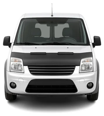 Produktbild von Haubenbra Steinschlagschutz Bonnet Bra für Ford Connect 2003-2013 Schwarz Halb