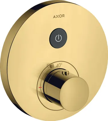 Produktbild von Thermostat AXOR SHOWERSELECT ROUND UP für 1 Verbraucher polished gold optic polished gold optic