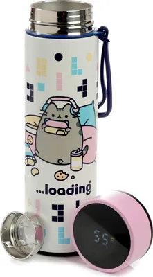 Obrázok produktu pre Bidon termiczny Pusheen z termometrem 450 ml