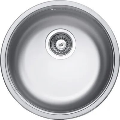 Immagine prodotto di Samet, Lavello Cucina 1 Vasca 43,5x17 cm a Incasso, Modello Rondò EC192 a Pozzetto in Acciaio Inox Satinato