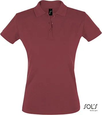 Immagine prodotto di SOLs 11347 | Polo da donna perfetta - Colore: Borgogna - Taglia: L