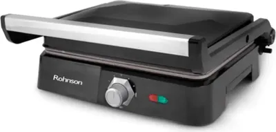 Produktbild von Rohnson R-2340, Schwarz, Rechteckig, Drehregler, 298 x 229 mm, Scharnier, 2200 W