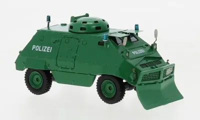 Produktbild von BoS-Models BOS87832 - 1/87 Thyssen UR-416 mit Räumschaufel,grün,Polizei (D),1975